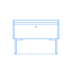 Furniture Nightstands Blu Dot Peek Nightstand Craft Design Svg File, Free Vectors File
